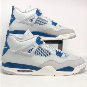 Air Jordan 4 Retro Military Blue FV5029-141 Men’s Sneaker’s - Size 18